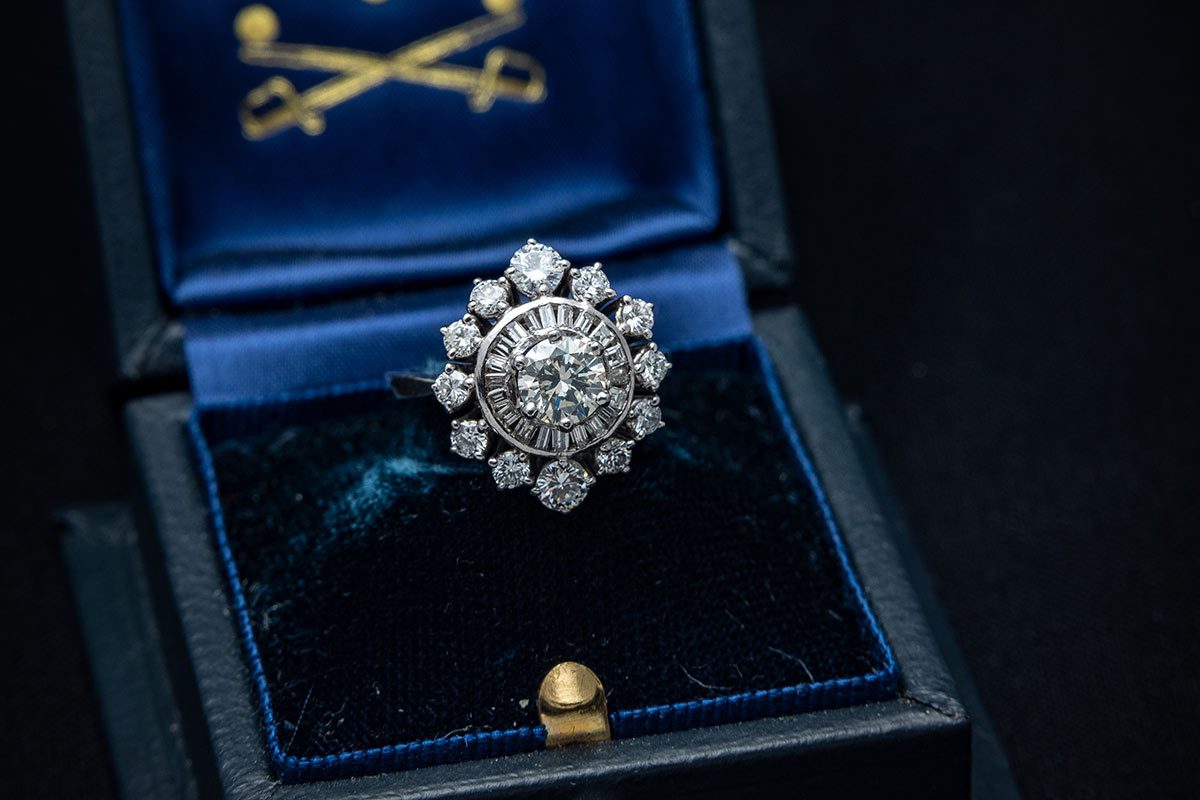 Edwardian Diamond Cocktail Ring