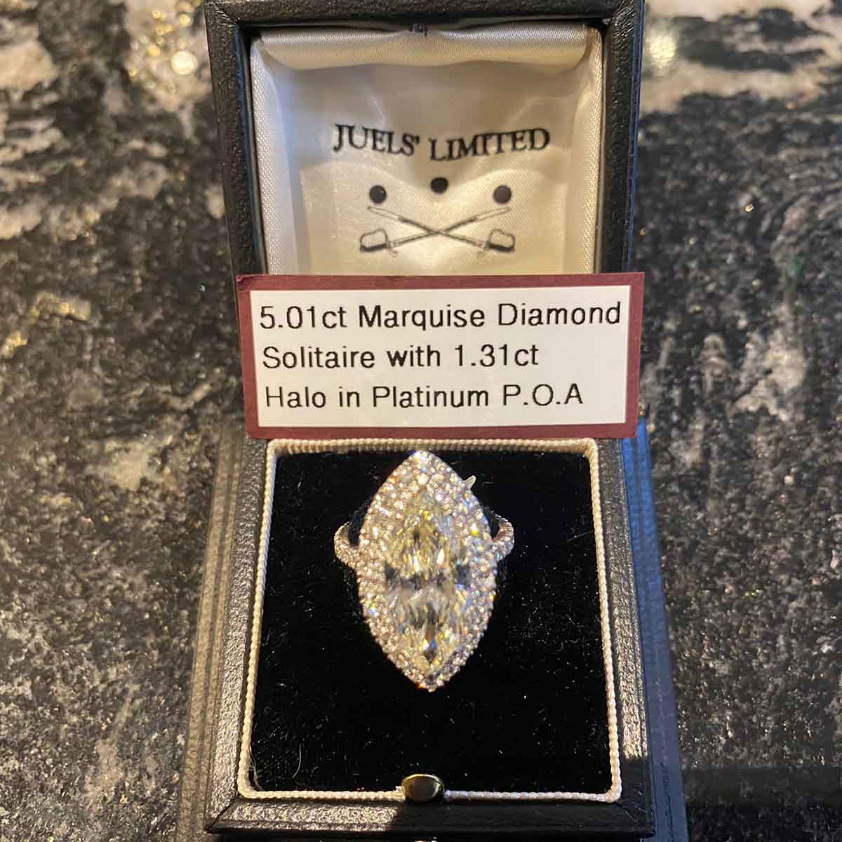 Juels Limited Marquise Diamond Solitaire