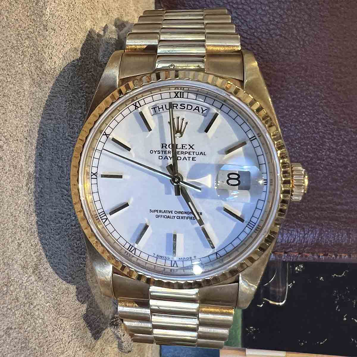 18238 Rolex Day - Date in 18K Gold