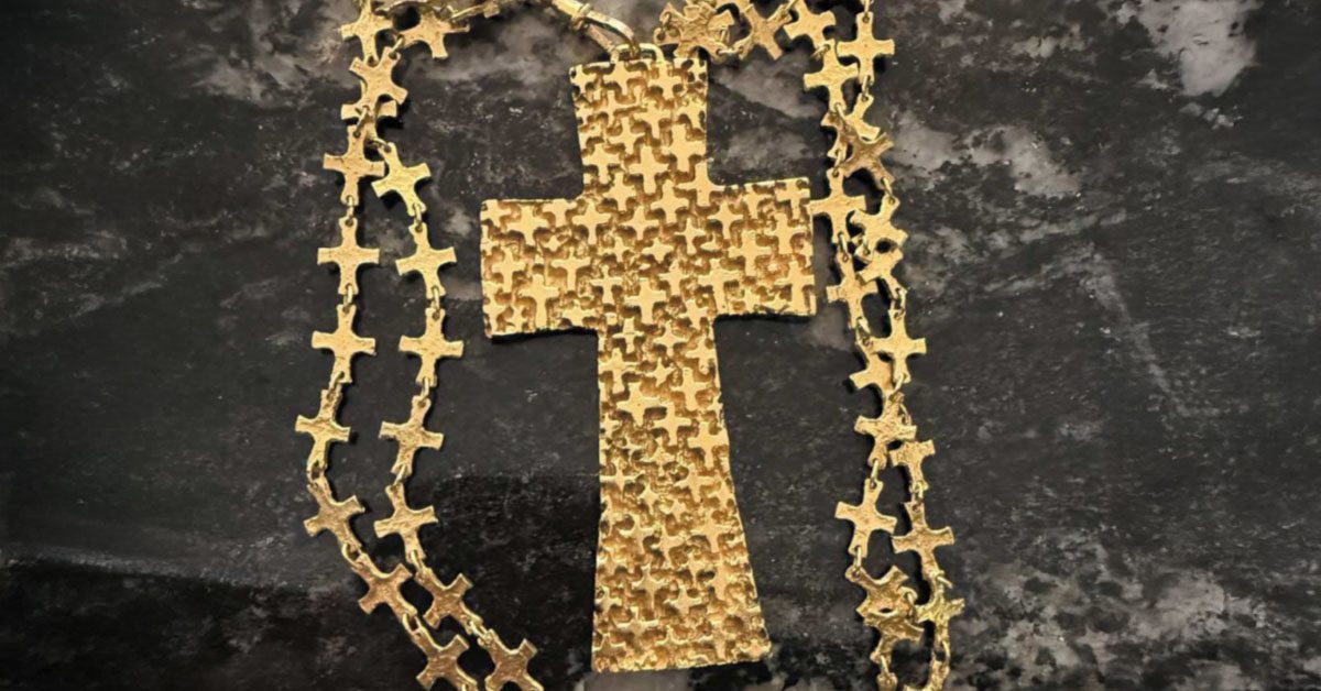 An old rugged cross by James Hawkins of Juels Limited Jewellers in Norwich